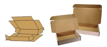 Tấm carton gấp thành hộp