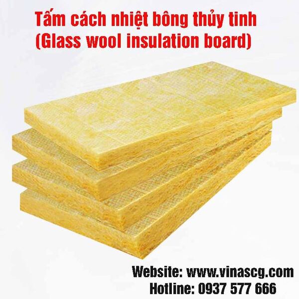 Tấm cách nhiệt bông thủy tinh