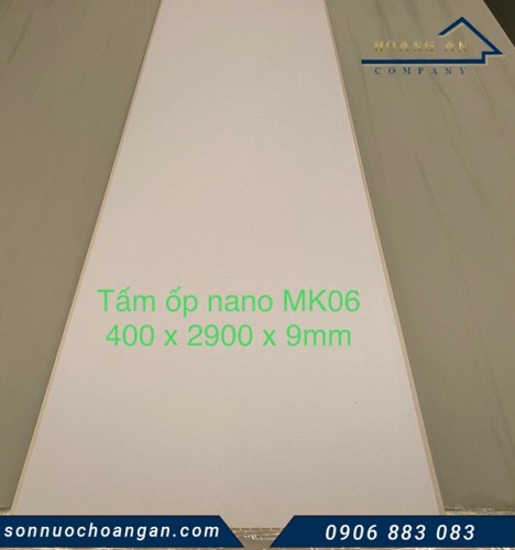 Tấm nhựa ốp tường Nano giả gỗ MK06