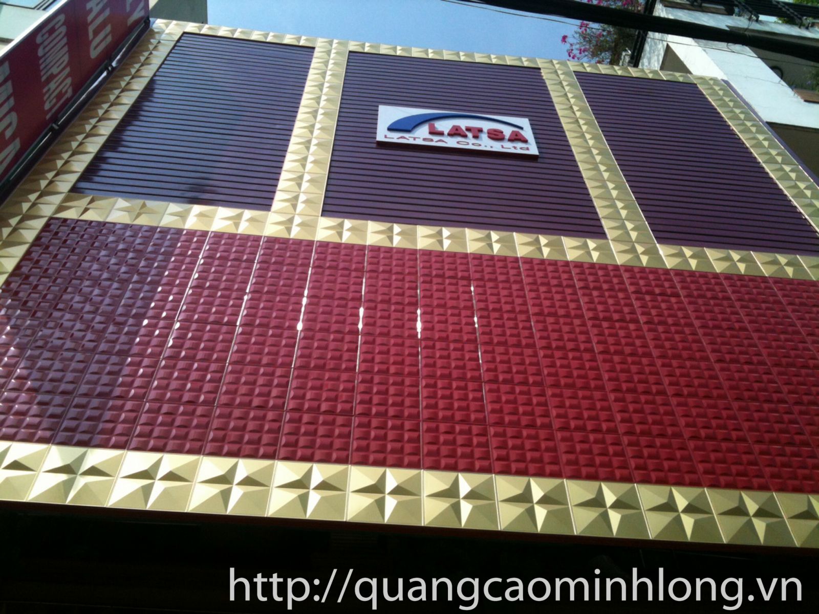 Tấm ốp 3Dquảng cáo