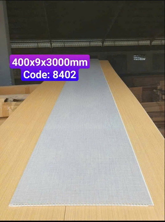 Tấm nhựa ốp tường Nano giả gỗ mã 8402