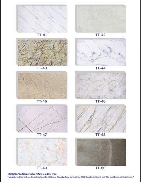 Tấm ốp tường PVC giả đá