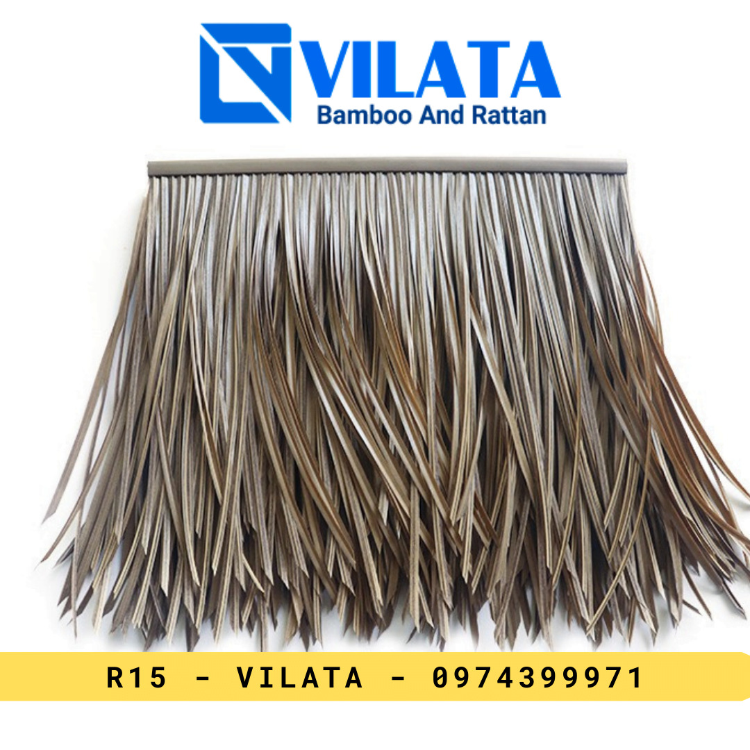 Tấm rơm nhân tạo chống cháy màu xám R15