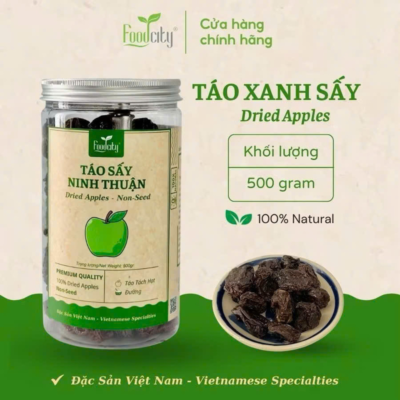 Táo xanh sấy