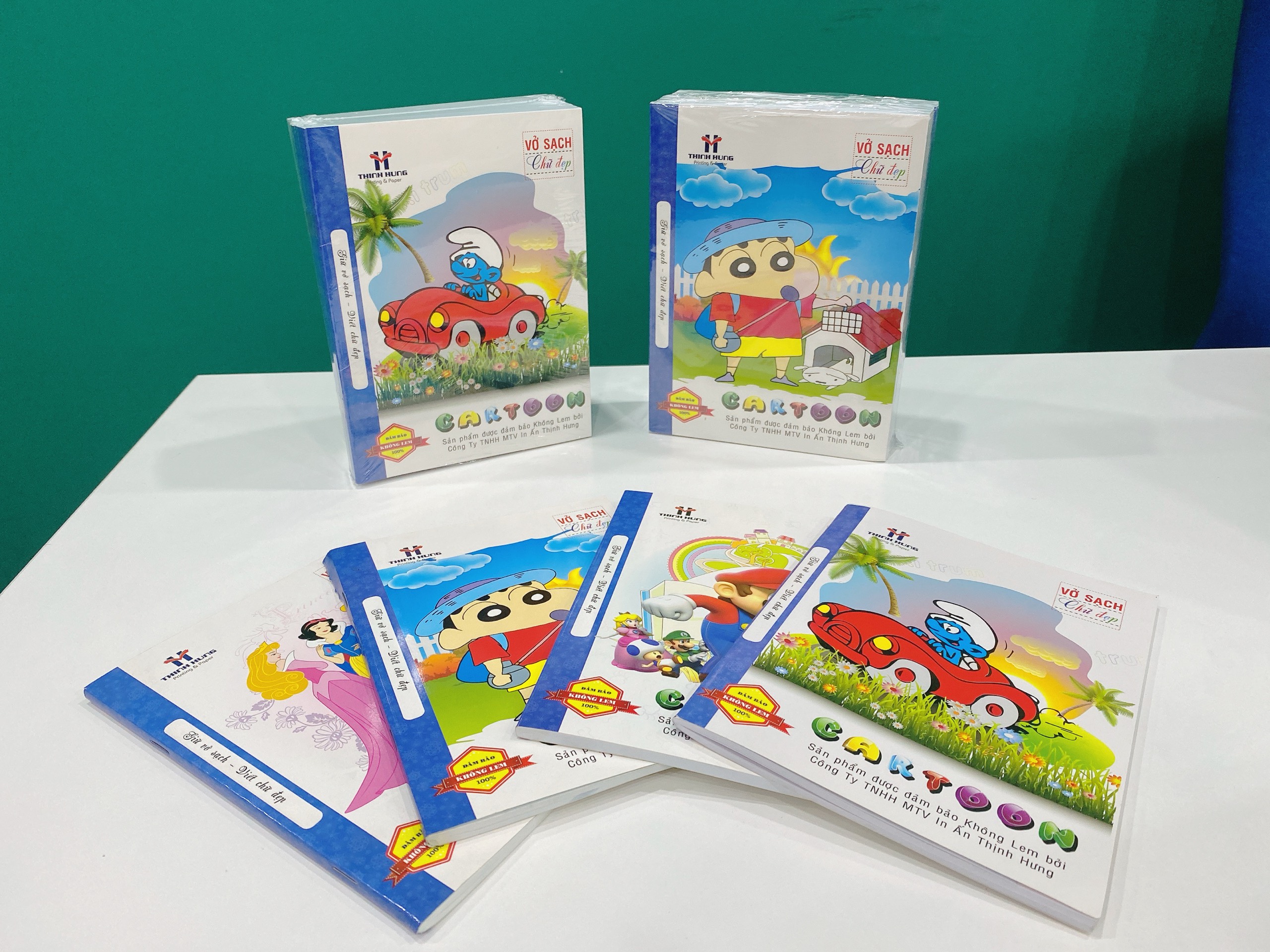 Tập học sinh cartoon