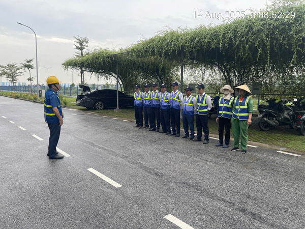 Hình ảnh tập huấn công tác phòng cháy chữa cháy
