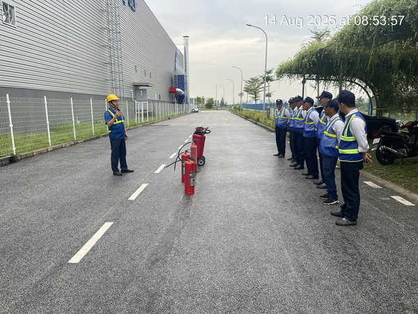 Hình ảnh tập huấn công tác phòng cháy chữa cháy