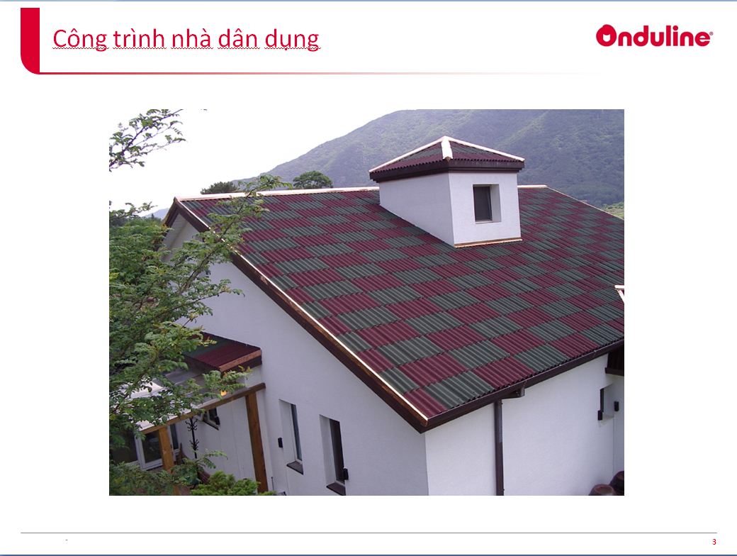 Tấm lợp thông minh Onduline