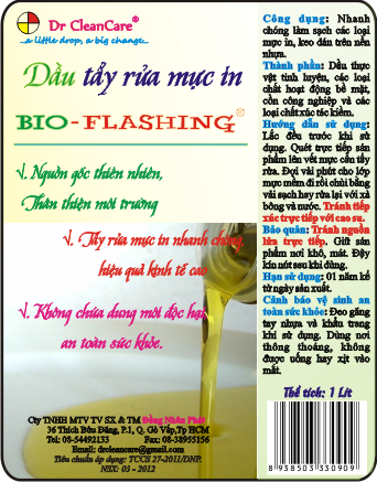 Dung dịch tẩy rửa mực in