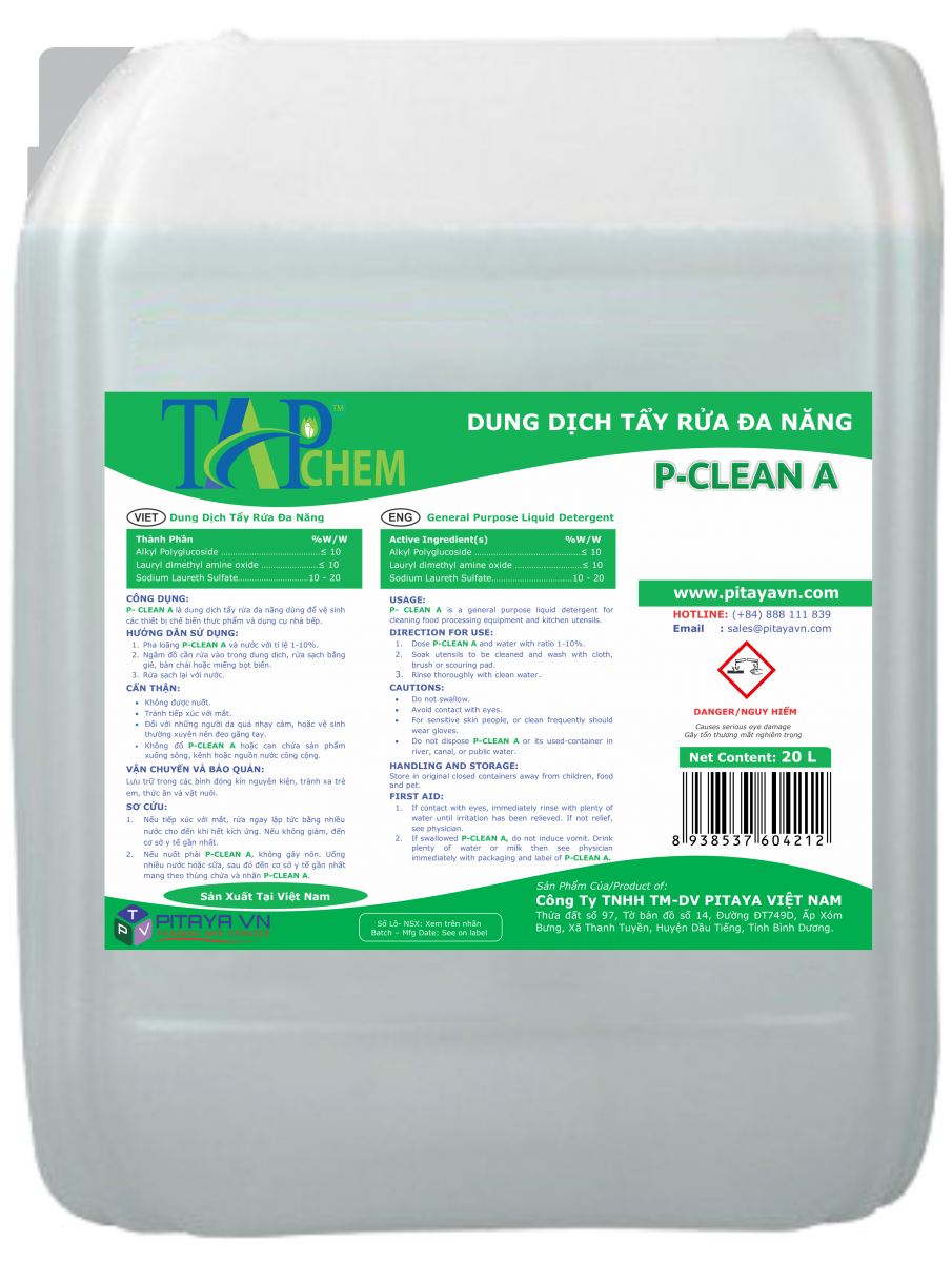Tẩy rửa P-Clean A