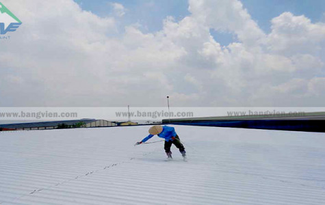 Thi công sơn chống nóng