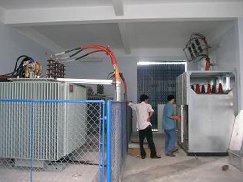 Thi công trạm biến áp