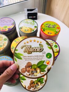 Tem giấy hạt maca