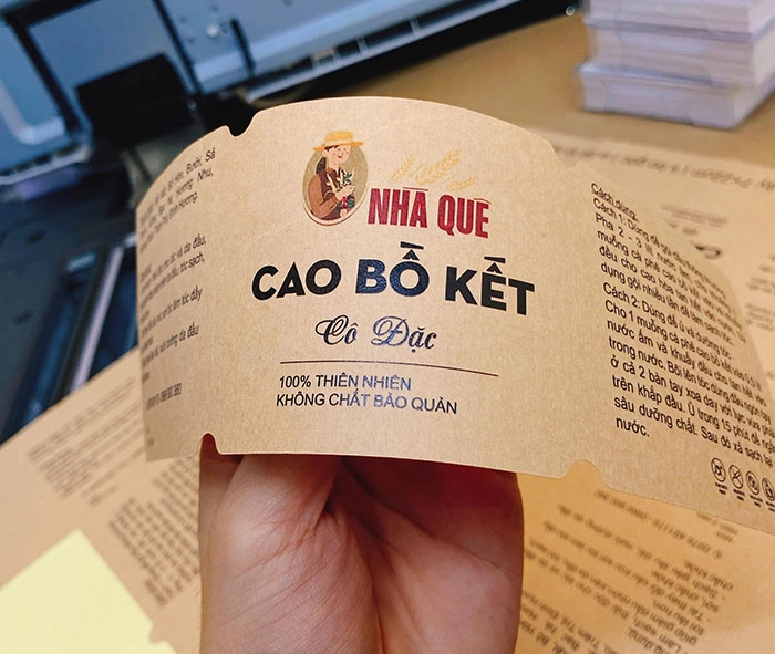 In tem Decal Kraft
