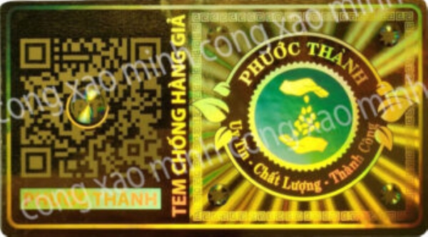 Tem chống giả in-QR Code - số nhảy
