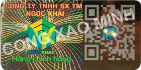Tem chống giả in-QR Code - số nhảy