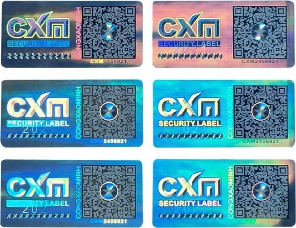 Tem chống giả in-QR Code - số nhảy