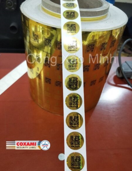 Tem chống giả in-QR Code - số nhảy