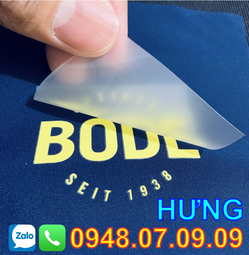 Tem ép nhiệt may mặc