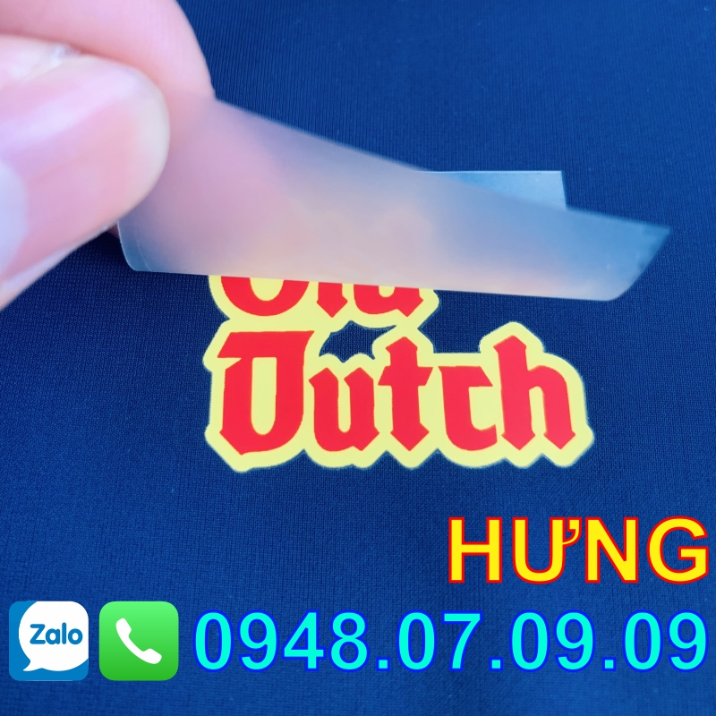 Tem ép nhiệt quần áo