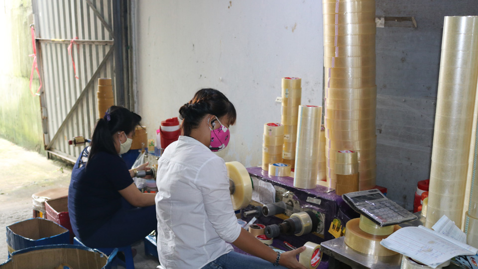Hình ảnh nhà máy Băng Keo Cao Nghệ