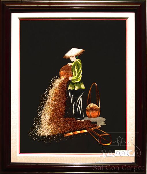 Thảm thêu máy