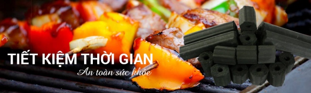 Than nướng BBQ