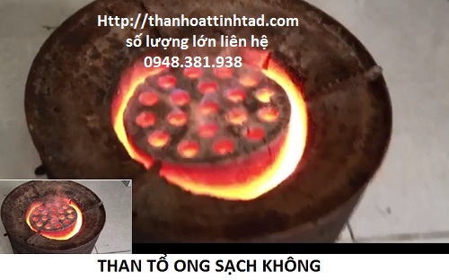 Than tổ ong sạch
