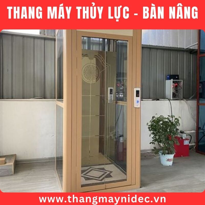 Thang máy thủy lực bàn nâng