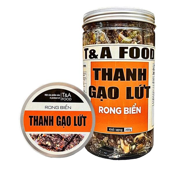 Thanh gạo lứt rong biển (hộp nắp nhôm) 300gr