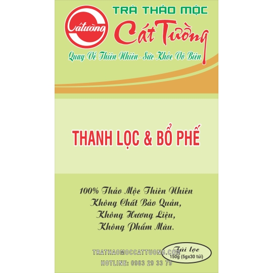 Trà thanh lọc và bổ phế