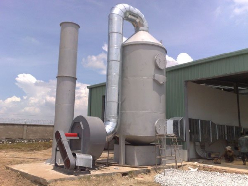 Tháp đệm lọc hơi khí độc