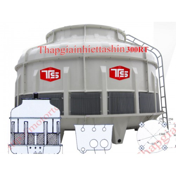 Tháp giải nhiệt tròn