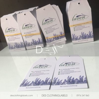 Thẻ treo bế 2 góc