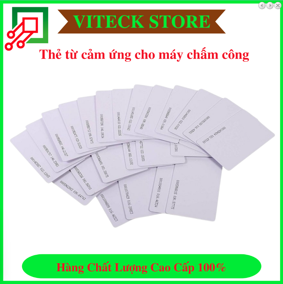 Thẻ từ cảm ứng tần số 125Khz dùng quẹt thẻ máy chấm công ra vào