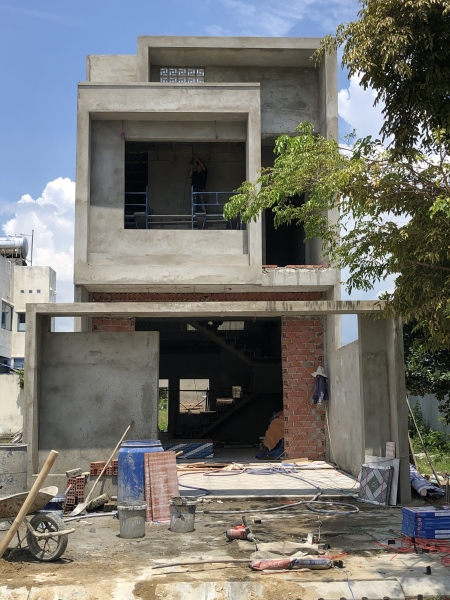 Thi công nhà phố