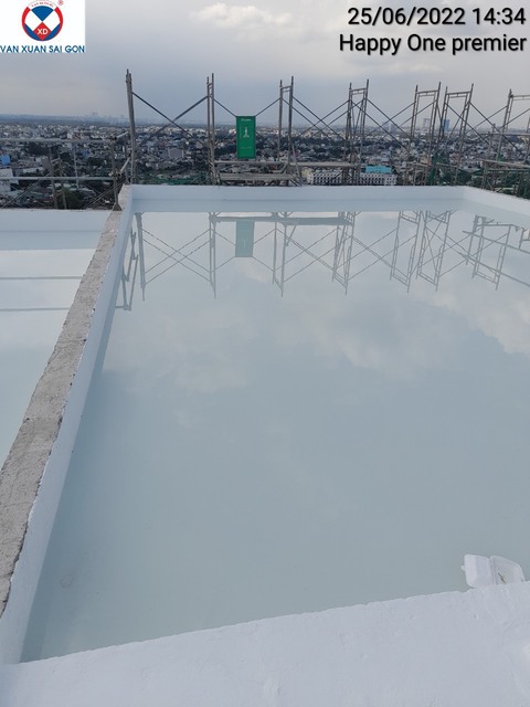 Thi công chống thấm sàn mái