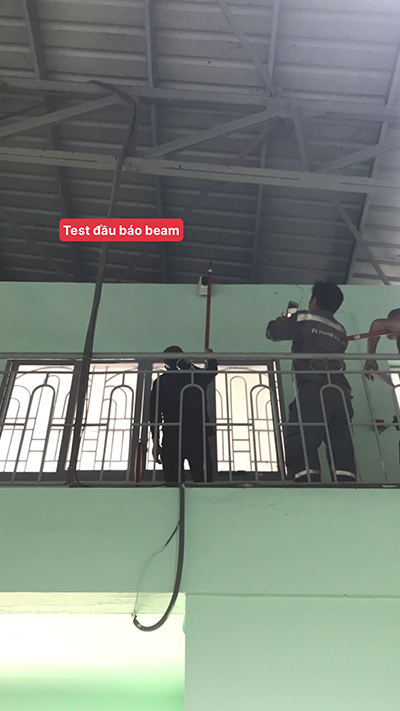 Test đầu báo beam