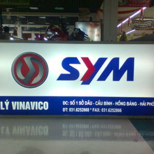 Thi công biển hộp