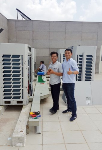 Thi công hệ thống máy lạnh