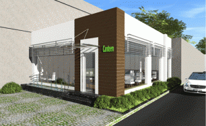 Thi công kính cường lực văn phòng