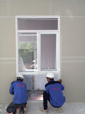 Thi công lắp đặt nhôm kính văn phòng