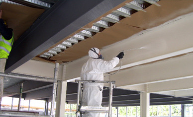 Thi công sơn chống cháy