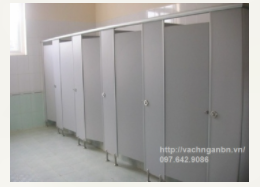 Thi công vách ngăn vệ sinh