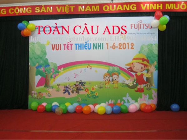 Thi công backdrop