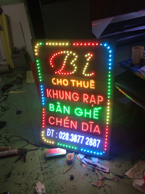 Thi công bảng hiệu