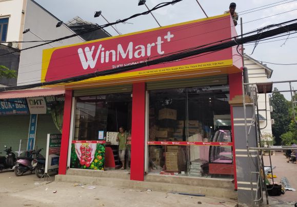 Thi công biển quảng cáo siêu thị Winmart