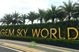 Thi công cảnh quan dự án GEM SKY WORLD