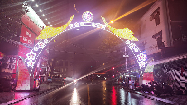 Thi công cổng chào
