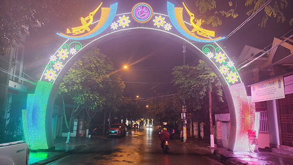 Thi công cổng chào